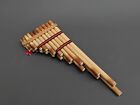 30 Pipe Chromatic Pan Flute Authentic Handcrafted Bolivian Bamboo Zampoña
