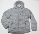 Outdoor Research Transcendent Down Hoody Jacket Mens Large Gray Long Sleeve