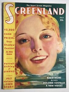 Screenland Magazine movie cinema July 1931- Dorothy Mackaill