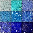 Square Stained Glass Supplies Mosaic Art Particles Crafts Pieces Tiffany Glass