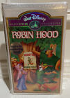 Walt Disney’s Robin Hood Vintage Sealed VHS Shell Case Masterpiece Collection!