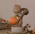 Michelle Lauritsen Bethany Lowe Squirrel w/ Pumpkin Figure Fall Halloween Decor