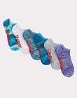 Hanes No-Show Socks 6-Pair Women's Moisture Wicking Originals Value Multi Pack