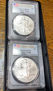 New Listing(1) 2019 Silver Eagle PCGS MS70 White No Spot Chipped Slab Best Price Ebay* CHRC