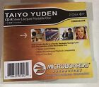 SEALED Taiyo Yuden 25 discs 52x compatible CD-R Silver Lacquer Printable