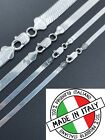 Solid 925 Sterling Silver Herringbone Chain Necklace 3-9mm 14