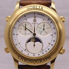 Noblia Chronograph Moonphase 38mm Gold Plated Men's Watch Citizen 3570