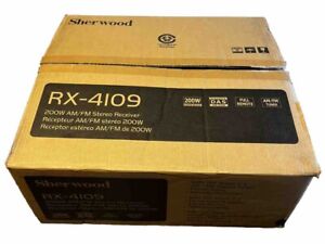 Rare Sherwood RX-4109 Stereo Receiver  *NEW* Perfect Vintage Gift for Dad