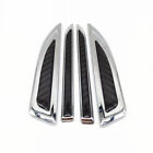 Carbon Fiber Car Front Bonnet Fender Cover Trim Dagger Emblem Side Wing Decor (For: Nissan)