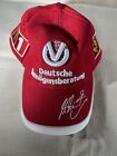 FERRARI Michael Schumacher Formula Cotton Nylon Red Cap Hat