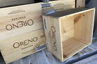 Wooden Wine Box Crate Oreno Toscana Bottle Holder/Planters/Organizer 10x13x7 In