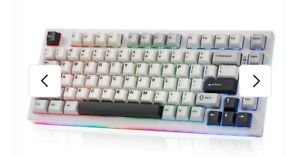 YZ75 Hot Swappable Keyboard With Glorious Polychroma Keycaps, Gateron Pro Yellow