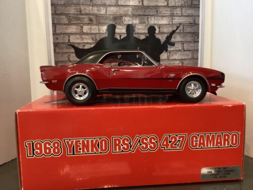 1:18 EXACT DETAIL LANE YENKO 1968 RS/ SS 427 Camaro RED ON BLACK MA# 1576