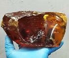 CERTIFIED 5350.00 Ct Natural Raw Amber Orange Uncut Rough Loose Gemstone