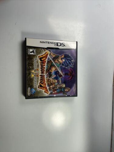 Dragon Quest VI: Realms of Revelation (Nintendo DS, 2011) Case And Manual!