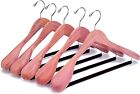 New Listing5 Pack American Red Cedar Wood Coat, Suit Hangers with Extra Wide Shoulder