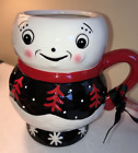 2023 Johanna Parker Carnival Cottage Snowman Christmas Holiday Mug NEW