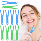 10 Pcs Reusable Flosser Holder, Dental Floss Holder, Floss Handle Durable