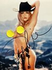 Young Pamela Anderson signed photo 8x10 Naked pose!  PSA/Dna