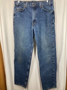 Levis 555 Mens Jeans Blue 36x32 Relaxed Fit Straight Leg Red Tag Vintage