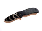 Zero Tolerance  0350TS Knife Tiger Stripe Plain Blade, Black G10 Handles U.S.A.