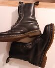 Dr. Martens 1490 Smooth Leather Mid Calf 10 Hole Boots Black