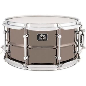 Ludwig Universal Series Black Brass Snare Drum with Chrome Hardware 13 x 7 in.
