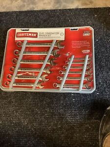 Craftsman 12 Piece Combination Metric Wrench Set 7-18 MM New #47047