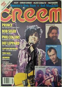 Creem Magazine May 1983 Prince, Seger, Phil Collins, Def Leppard, Toni Basil VTG