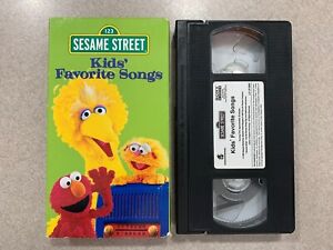 Sesame Street Kids Favorite Songs (VHS, 1999)