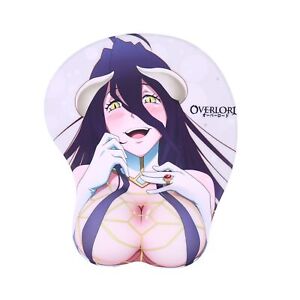 Overlord Albedo 3D Anime Mouse Pads with Wrist Rest Gaming Mousepad