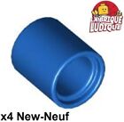 LEGO Technic 4x Liftarm Thick 1x1 Spacer Blue/Blue Ring 18654 NEW