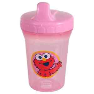 Sesame Street Beginnings Plastic Spill Proof Cups 8 oz Child Ages 6+ Months & Up