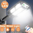 99000000LM LED Solar Wall Light Commercial Dusk To Dawn Road Street Lamp