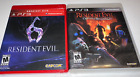 RESIDENT EVIL 6 & OPERATION RACCOON CITY PS3 2-GAME COMBO SHOOTER LOT BUNDLE
