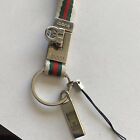 Authentic Gucci Key Ring ID & Phone Land yard neck strap made in Italy Gucci