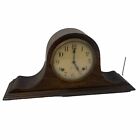 Rare Sessions Tambour Mantle Clock Mystic Model, Runs And Chimes.