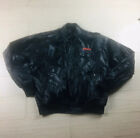 Vintage MVP Mens Medium Cafe Racer Jacket Black BOSCH Embroidered