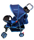 Baby Infant Umbrella Light Weight Travel Convenient Single Stroller Blue