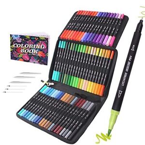 Diuraa 72 Dual Tip Brush Markers Art Markers for ArtistsColoring Pens Brush &