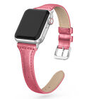 Leather Band for Apple Watch Series 9, 8, 7, 6, 5, 4, 3, 2, 1, SE for 38/40/41mm