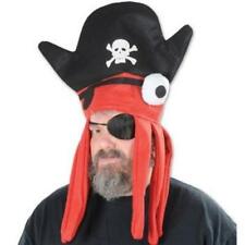 Felt Pirate Squid Hat Full Head Size Fits Most Adult Pirate Halloween Costume