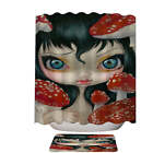 New ListingPoisonous Beauties Fly Agaric Girl and Mushrooms Shower Curtains