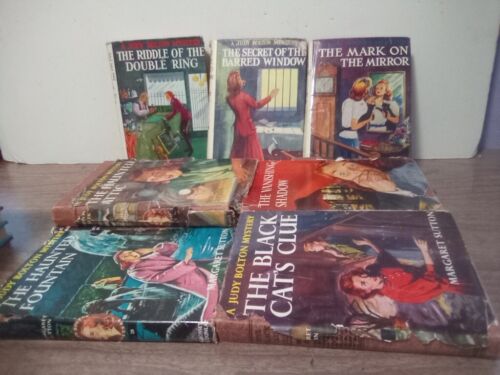 Judy Bolton Mystery Lot of 9  Margaret Sutton Hardback with Dust Jackets VINTAGE