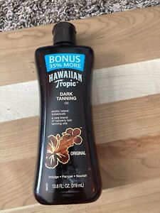 HAWAIIAN TROPIC Dark Tanning Oil Original 10.8oz Ea + 35% More Read Bonus Bottle