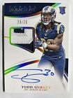 New Listing2015 Immaculate TODD GURLEY 2 Color Rookie Patch On Card Auto GOLD 23/25 RAMS