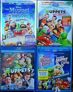 5-Movie Lot, Muppets, Most Wanted, M. Movie, M. Caper & Treas Island, Brand New