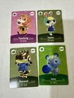 4 DIFFERENT ANIMAL CROSSING MIXED CARD LOT! FRESH OUT OF THE PACK! MINT NEW!