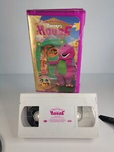 Barney Come on Over to Barneys House VHS White Tape Educational Retro Learning
