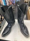 Harley Davidson Black Leather 98405 Cowboy Western Boots w Toe Guards Men's 13 M